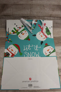 American Greetings Let It Snow Gift Bag -New