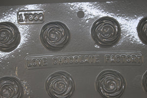 The Chocolate Factory Bite Size Rose Chocolate Candy Molds - Used