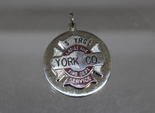 Load image into Gallery viewer, Ladies Aux Fire Department - York Co - 5 Years Service Necklace Pendent - Used