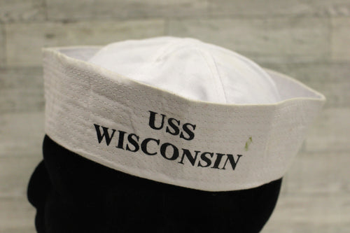 USS Wisconsin Sailors Hat - Used