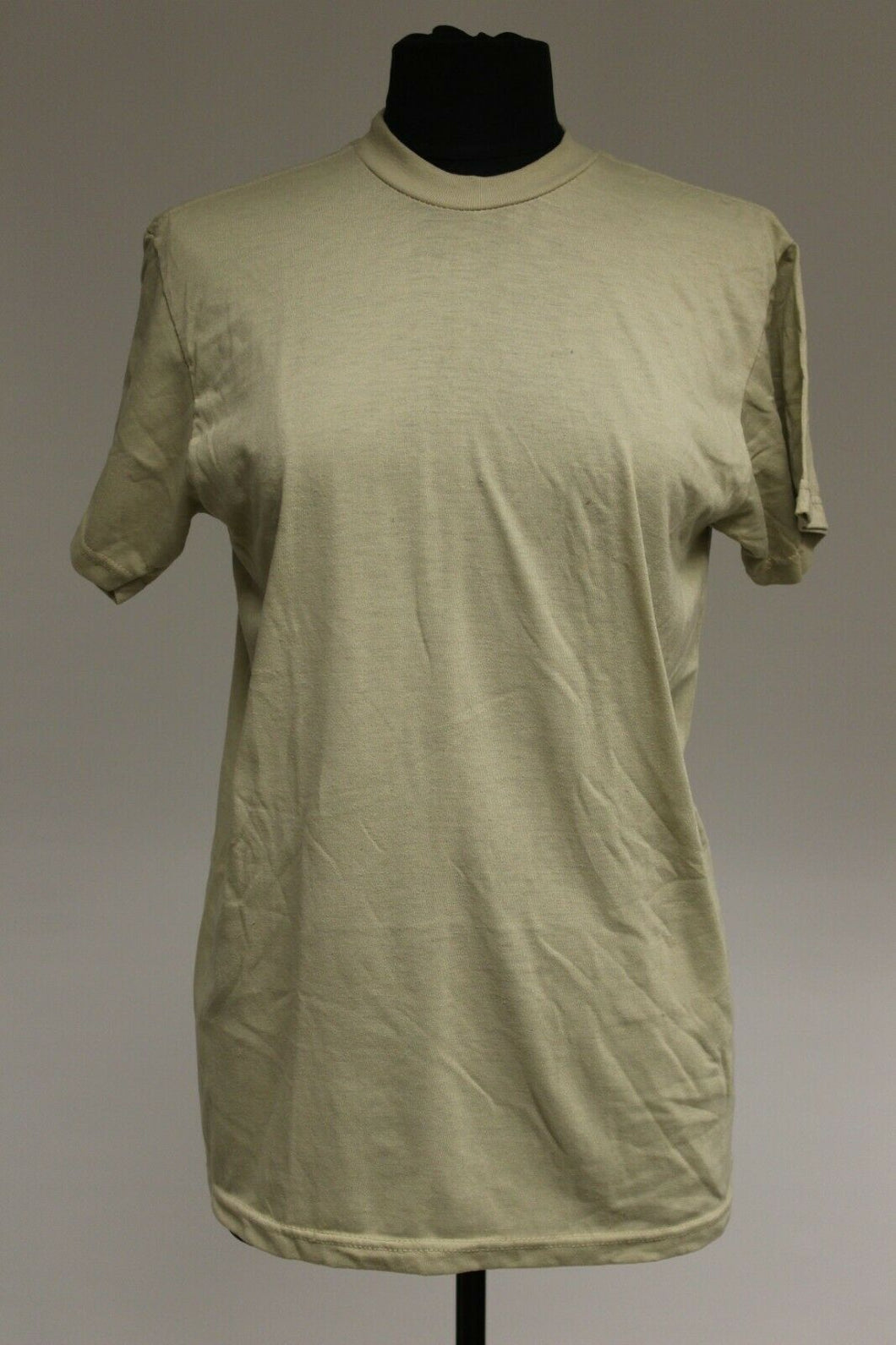 Military Short Sleeve Desert Sand T-Shirt - 100% Combed Cotton - XXSmall - Used