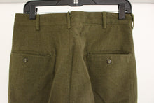 Load image into Gallery viewer, US Army Men&#39;s M-1952 Olive Drab Wool Trousers - Size: W31 x L30 - Used