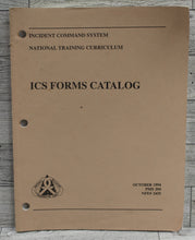 Load image into Gallery viewer, Incident Command System ICS Forms Catalog - October 1994 - PMS 204 - NFES 2435