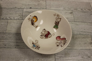 Vintage Johnson Brothers Playtime Whimsical Childs Bowl - Used