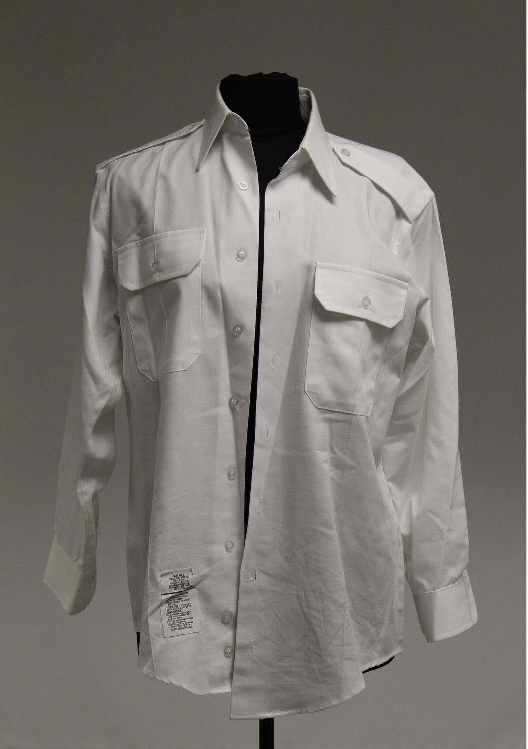 US Army Men's White Dress Shirt - 8405-01-597-9478 - Size: 16 x 36/37 C - Used