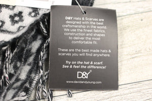 D&Y David & Young Softer Than Cashmere Scarf - New