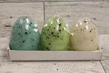 Load image into Gallery viewer, Ashland Nature&#39;s Song 3 Pack Easter Egg Candles - Speckled - New