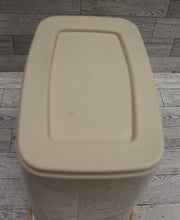 Load image into Gallery viewer, Vintage Rubbermaid Desk Wastebasket Trashcan - 3.5 Gal - Beige - 1039-1 - Used