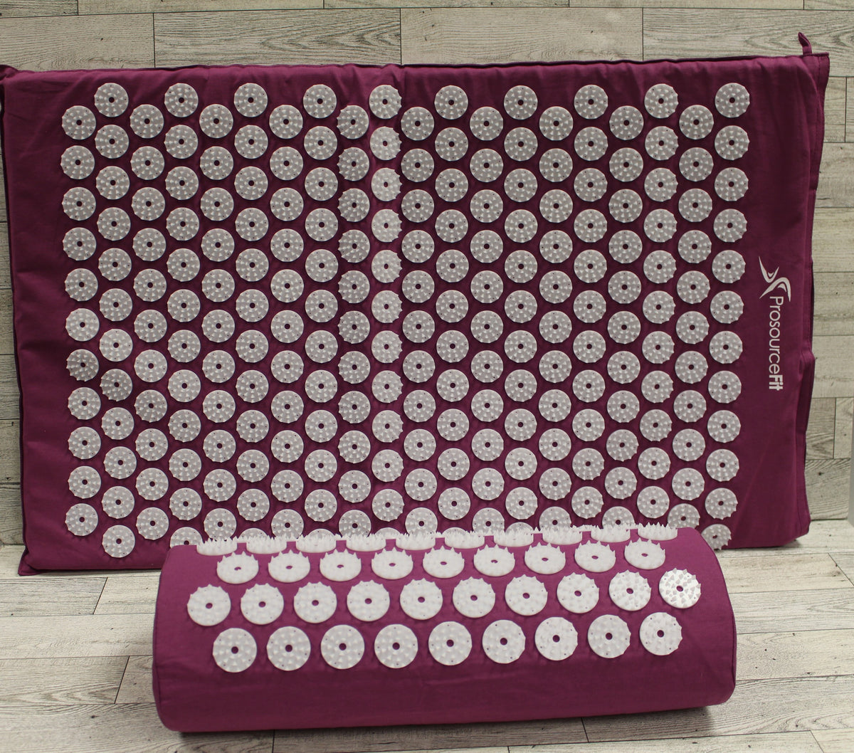 Prosourcefit Acupressure Mat And Pillow Set For Back Neck Large Pur