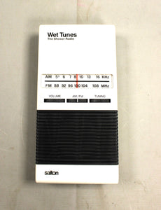 Salton Wet Tunes Shower Radio - Model WT-1 - Used