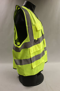 Neon Lime Green Safety Vest - Size: XL - New