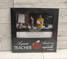 Load image into Gallery viewer, Special Moments A Great Teacher Photo Frame - Holds 6x4&quot; Picture - Black - New