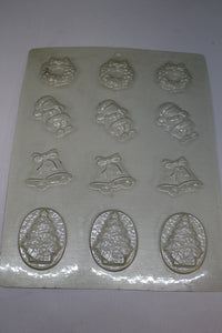 Christmas Chocolate Candy Mold Set - Used