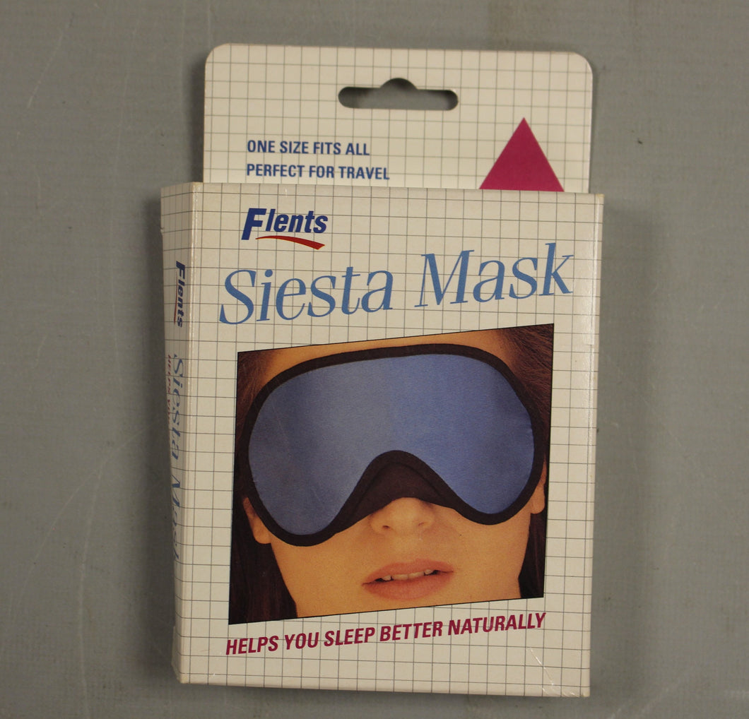 Flents Siesta Reusable Sleep Mask - One Size Fits All - Used