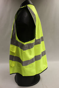 Neon Lime Green Safety Vest - Size: XL - New