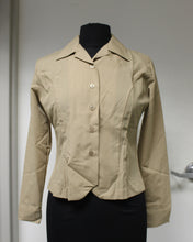 Load image into Gallery viewer, US Army Women&#39;s Short Sleeve Dress Shirt - Tan - Not Tuck In - Size: 8S - New