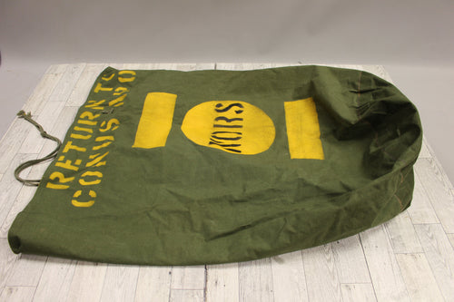 US Military Return to CONUS APOE Canvas Bag - Used