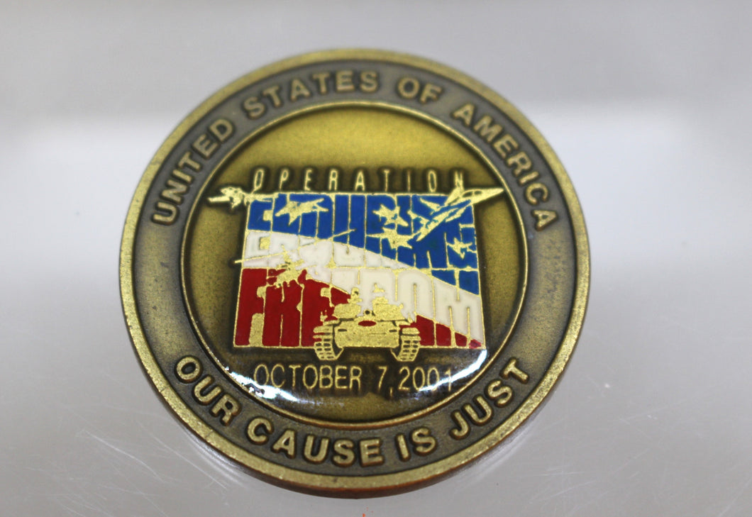 United States of America Operation Enduring Freedom Challange Coin - Oct 7, 2001