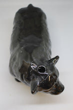 Load image into Gallery viewer, Ceramic Bull Scott Whiskey Decanter - Black - Used