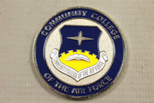 Load image into Gallery viewer, Community College of Air Force- EST. 1972 Challenge Coin - Used