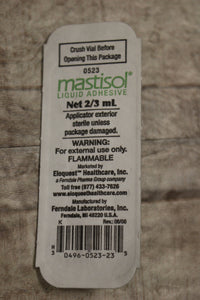 Mastisol Liquid Adhesive 2ML -New