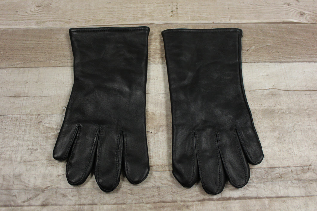 Unisex Black Leather Dress Gloves - Size: 10 - 8440-01-224-0507 - New