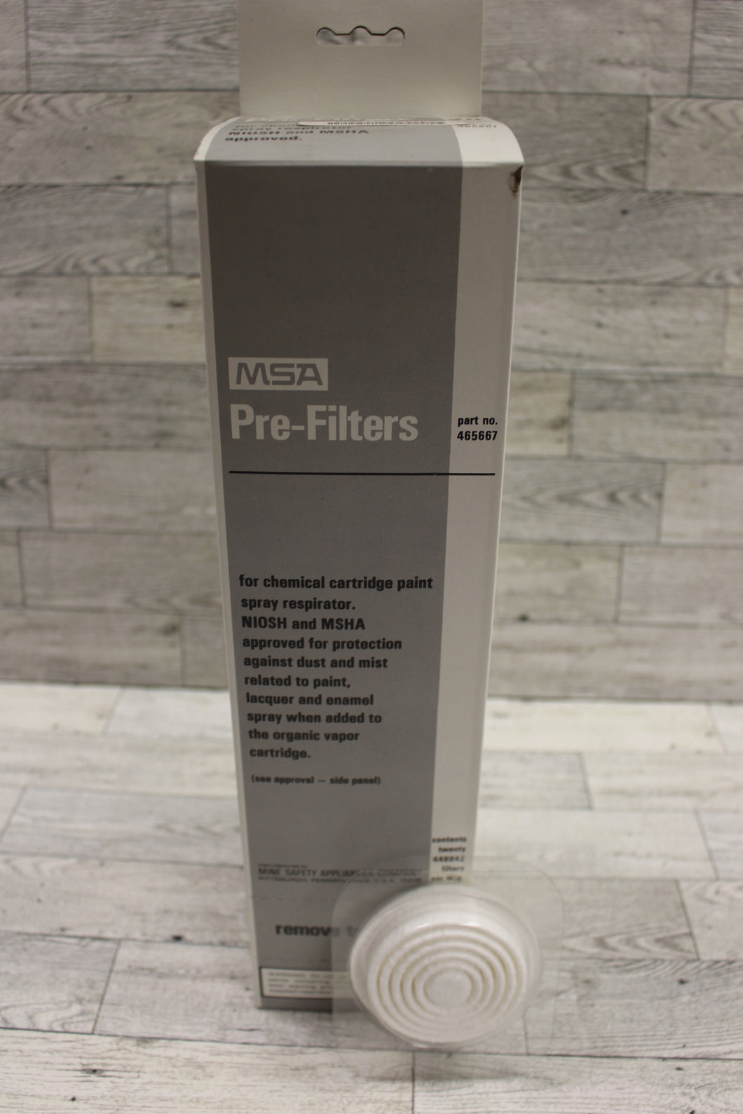 MSA Paint Pre-Filters - Pack of 20 - 465667 - New