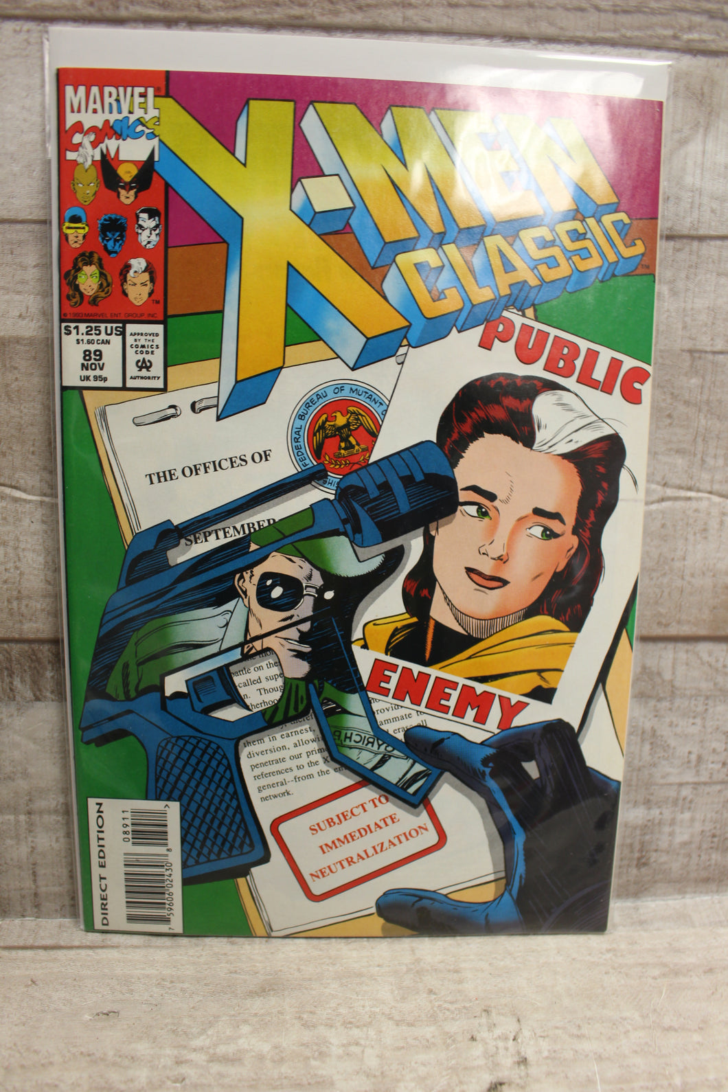 Marvel Comics Classic X-Men #89 1993 Comic Book -Used