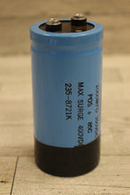 Load image into Gallery viewer, Mallory Capacitor - CGS102R350V4C - 100MFD 350VDC - 235-8721K - Used