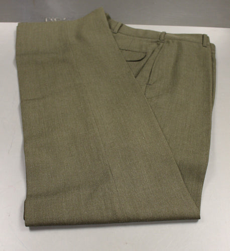 US Marine Corps Men's Dress Green Pants / Trousers - Hemmed - Size: 33L - Used