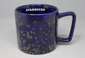 Starbucks Fall 2020 Blue Black Speckle Ceramic Coffee Cup Mug - 14 Fl Oz - Used