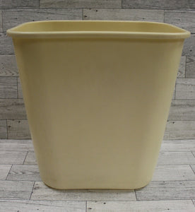 Vintage Antique Rubbermaid Wastebasket Trashcan - 2955 - Beige - Used