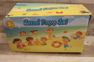 Biulotter Sand Toys Set - Set of 25 - Ages 3+ - New