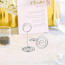 Load image into Gallery viewer, Table Number Place Card Picture Holder for Tables Name Cards Photo - Set of 2