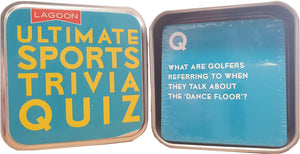 Lagoon Ultimate Sports Trivia Quiz in Tin - New