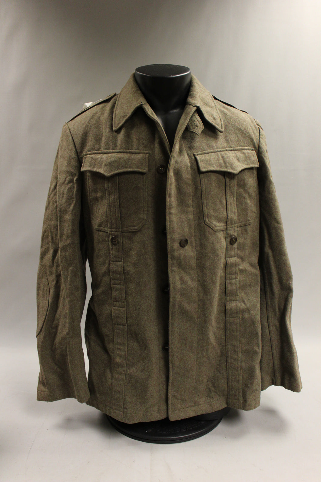 West Germany Army Wool Coat - Olive Drab - Chest: 41