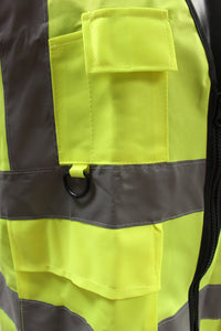 Neon Lime Green Safety Vest - Size: XL - New