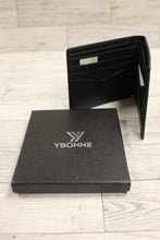 Load image into Gallery viewer, YBONNE Men’s Black RFID Blocking Slim Bifold Wallet -New