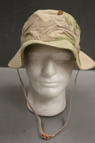 US Army Desert Hot Weather Boonie Sun Hat - Size: 6-3/4 - 8415-01-327-4830 - New