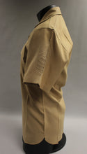 Load image into Gallery viewer, Creighton Marine Khaki Short Sleeve Button Up Shirt - Large - Used