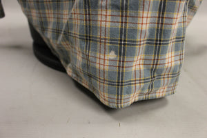 Men's Structure Long Sleeve Blue Plaid Shirt - Large - Used