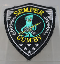 Load image into Gallery viewer, Semper Gumby Embroidered Morale Patch - Always Flexible - Hook &amp; Loop Backing