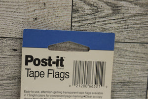 Post-it Tape Flags - #680-2 - Blue - New
