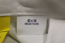 Load image into Gallery viewer, Men&#39;s Hospital White Poly/Cotton Pants, Size: 40 X 34, 8405-00-110-9478, Used
