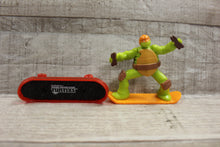 Load image into Gallery viewer, Vintage Teenage Mutant Ninja Turtles Skateboard 4&quot; Figurine -Used