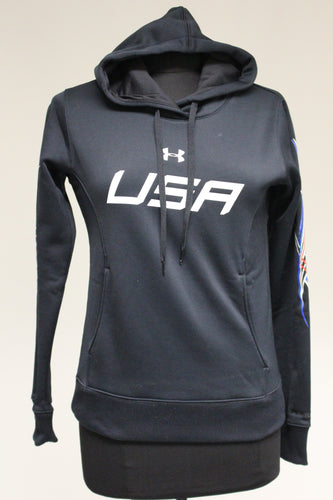 Under Armor Storm USA Cold Gear Hoodie, Size: X Small, RW&B on Sleeves