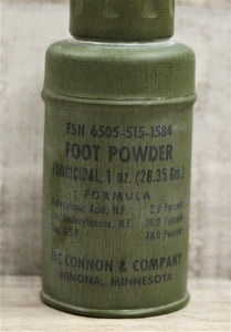 MC Connon & Company Foot Powder -Green -Used