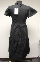 Load image into Gallery viewer, Who What Wear Short Sleeve A-Line Pleated Dress - Black - XSmall - New