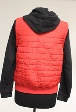 Load image into Gallery viewer, Ruff Hewn Women&#39;s Red &amp; Black Zip Up Hooded Jacket, Large (14/16)