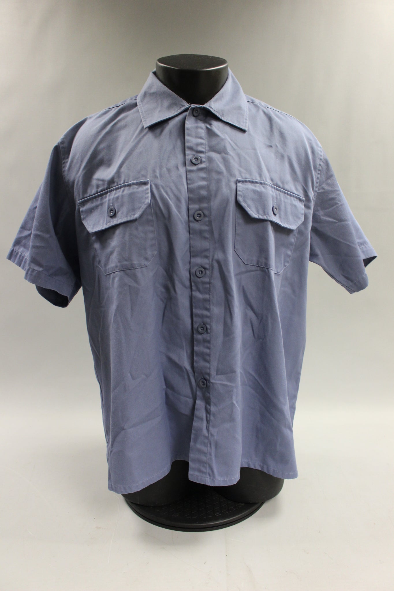 Work Ethic By Haband Men's Button Up Work Shirt Size L -Blue -Used –  Military Steals and Surplus